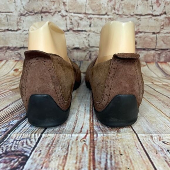 Merrell Plaza Bandeau Cherry Brown Suede Maryjane Shoes Sz 7.5 - Picture 4 of 9